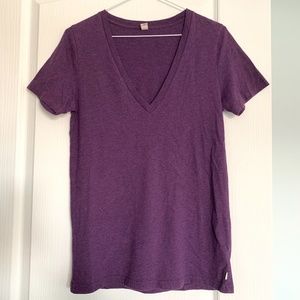 TNA Purple V-neck T-shirt